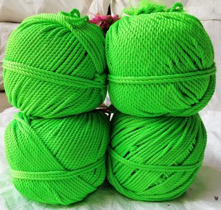 Green color rope